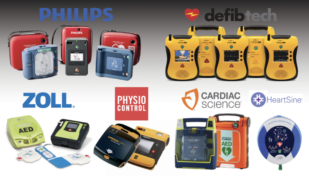 DÉA Philips Zoll Defibtech Physio Control Cardiac Science Heartsine