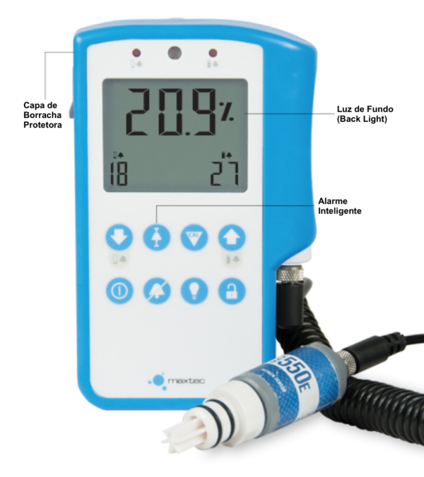 Analisador de O2 Maxtec MaxO2-ME R217P52 Mergulho