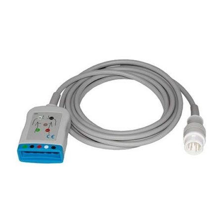 Cabo de ECG 5 vias tipo “Trunk” para cardioversor HeartStart MRx/XL/XL+ Philips M1668A